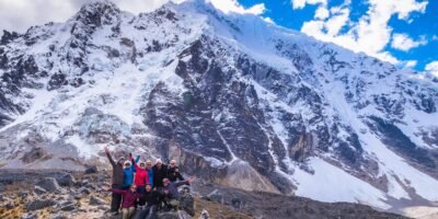 Beautiful view of the salkantay mountain in the salkantay trek 4 days