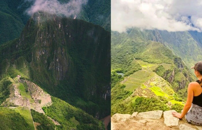 Machu Picchu and Huayna Picchu Mountain Peru