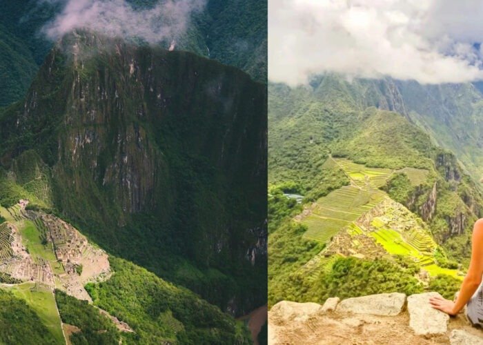 Machu Picchu and Huayna Picchu Mountain Peru
