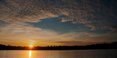 Sunset at Sandoval Lake
