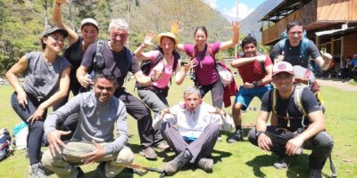 our groups happy and with a lot of energy to continue with the salkantay trek 8 days