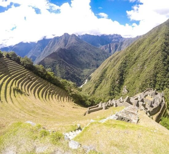 wiñaywayna is an archaeological complex before reaching Machu Picchu