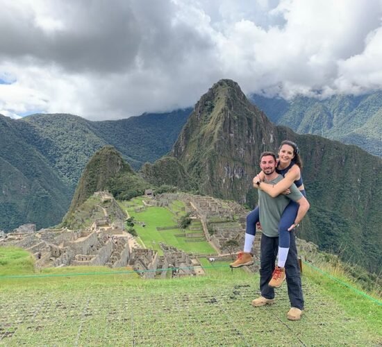 happy customers in Machu Picchu