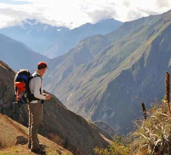 a look at the apurimac canyon before starting the Choquequiro trek 4 days