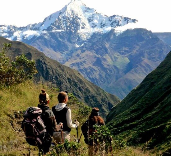 ancascocha trail offers you views of snowy mountains a beautiful adventure