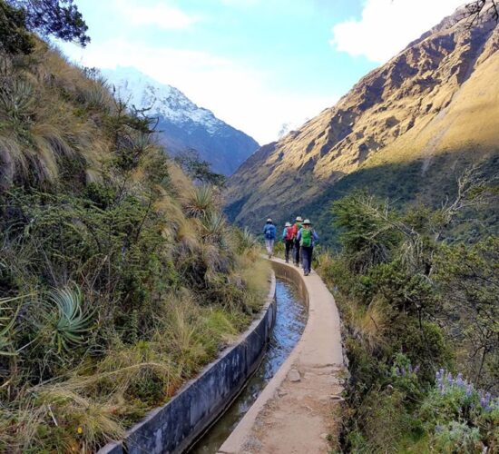 in the Inca channel our salkantay trek begins 8 days