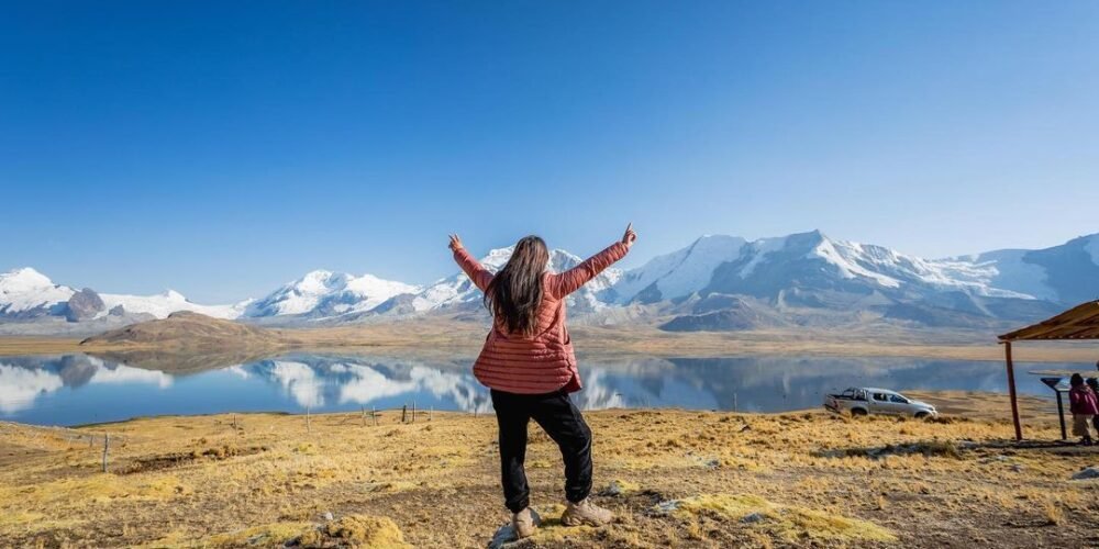 Beautiful view at the Quelccaya Glacier