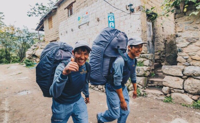 Our Porters for Inca Trail peru 