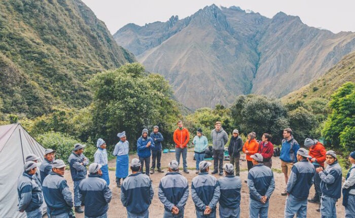 Our Porters for Inca Trail trek peru