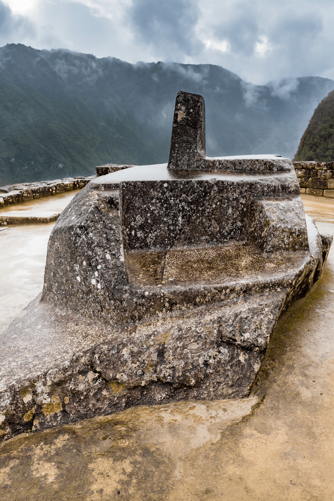 Intihuatana Stone at Machu Picchu Well preserved