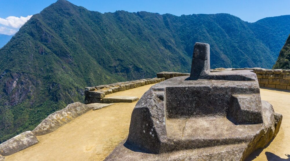 Intihuatana Stone at Machu Picchu