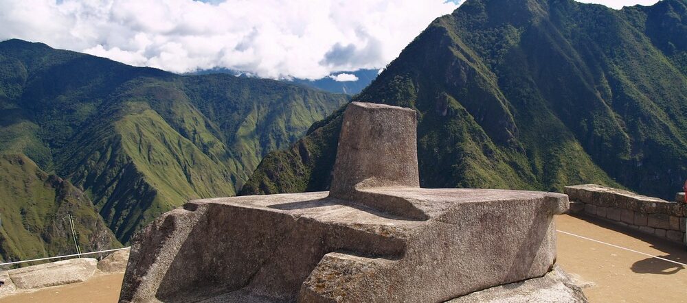 The Intihuatana Stone at Machu Picchu