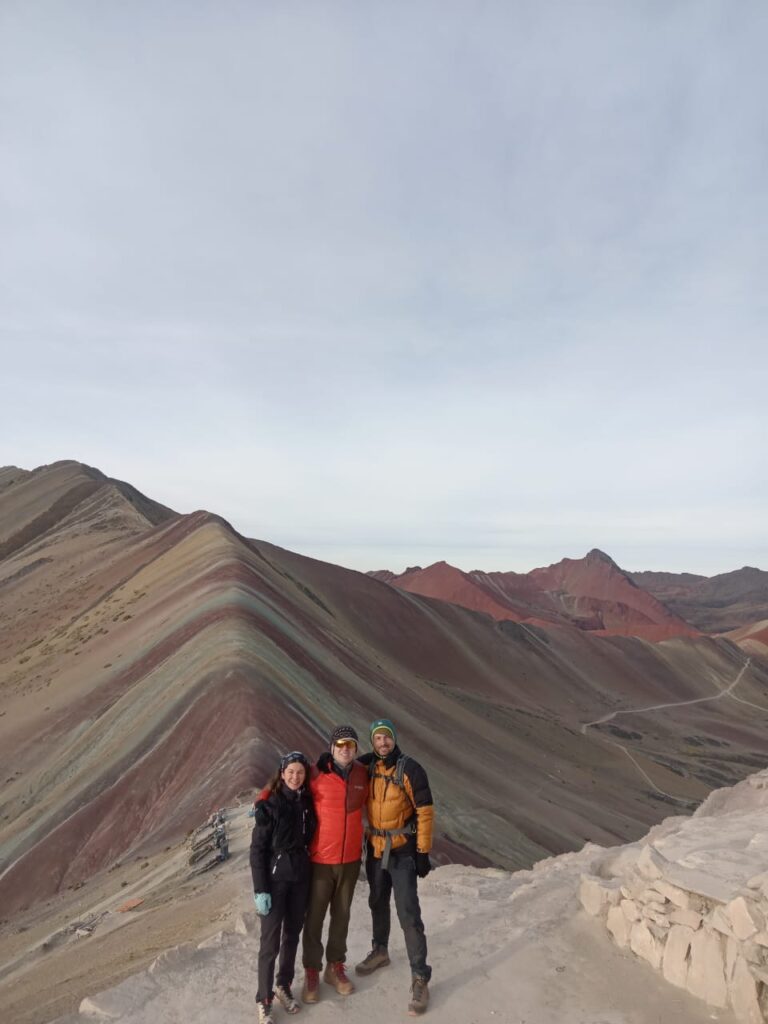 Vinicunca colored mountain