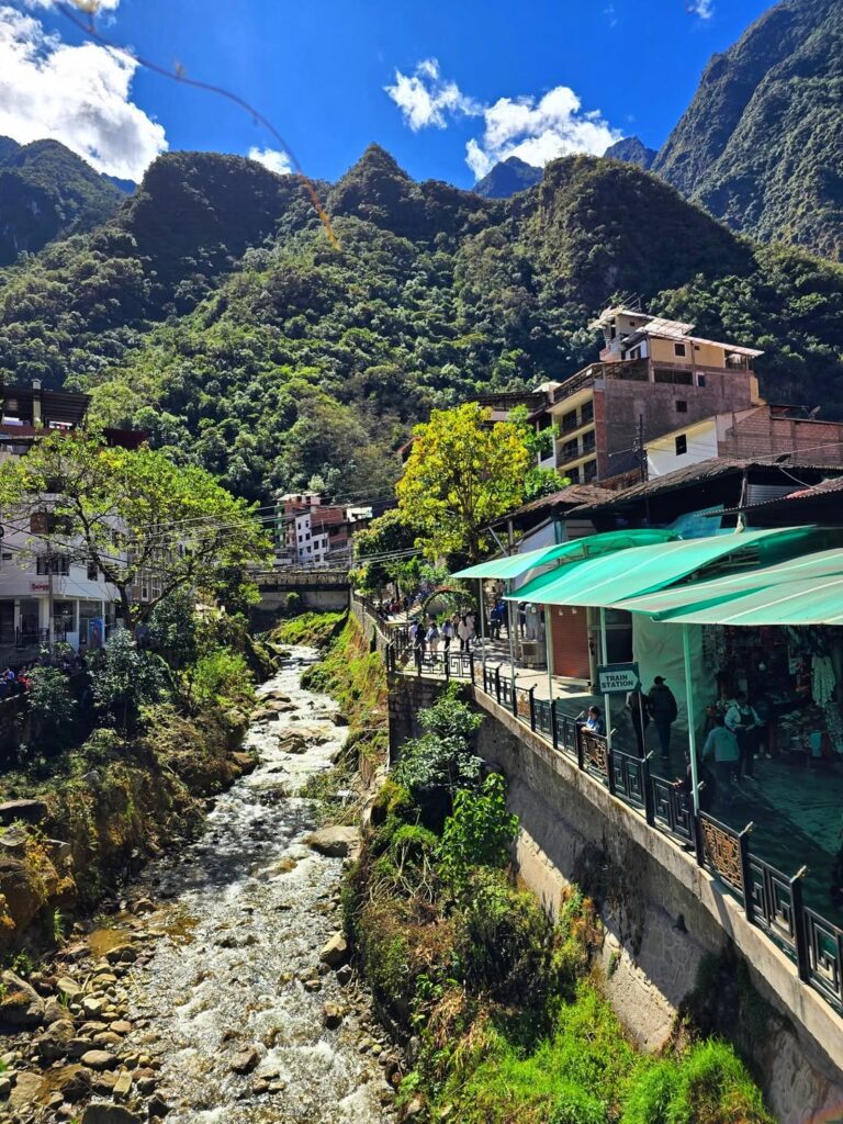 Aguas Calientes town 