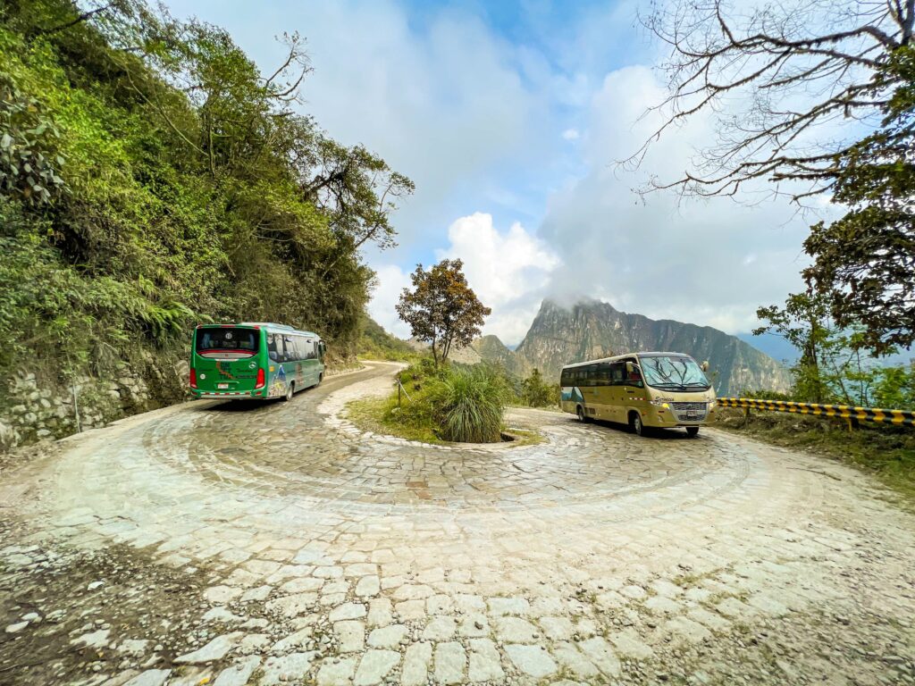 Bus to Machu Picchu