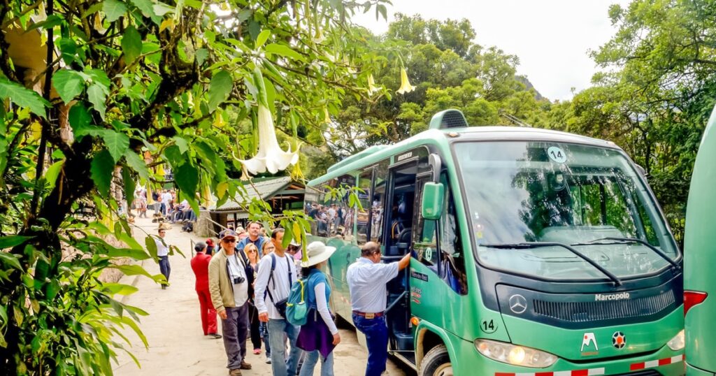 Bus to Machu Picchu