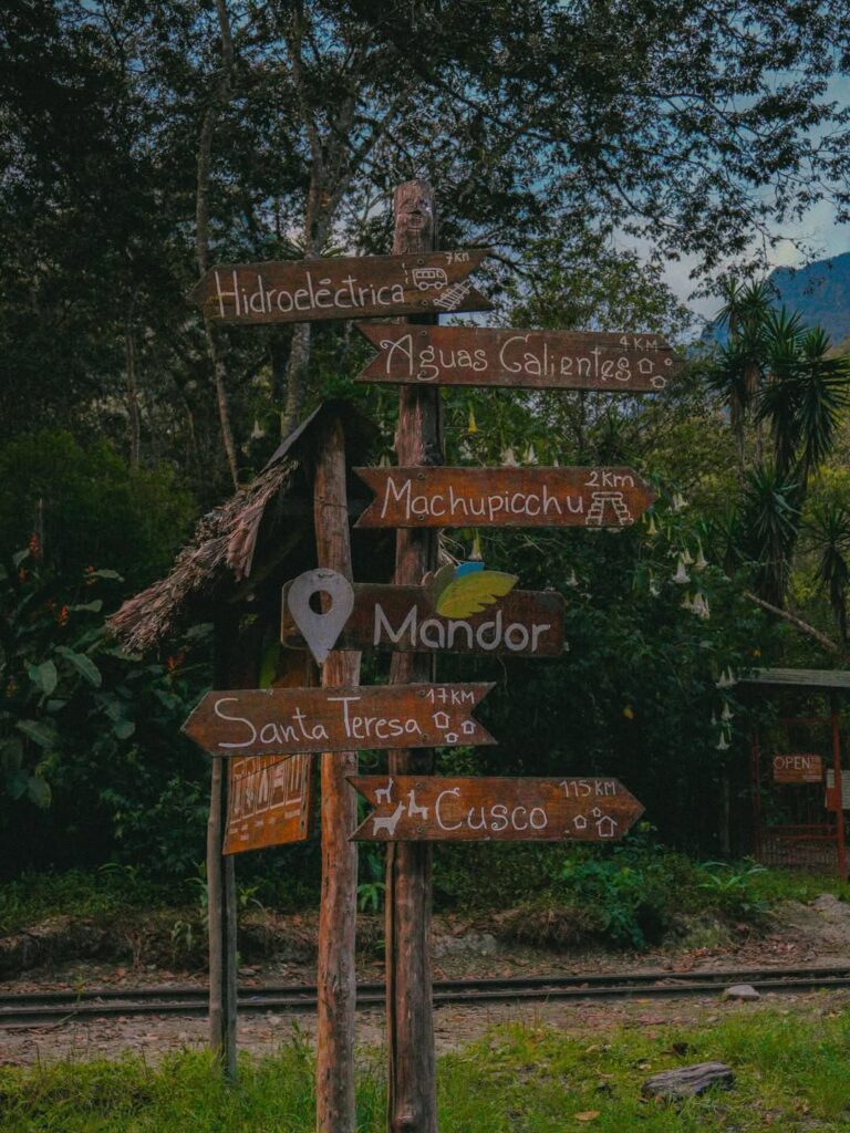 Sign in the gardens of Mandor