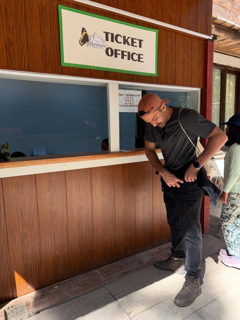 ticket office to the butterfly garden
