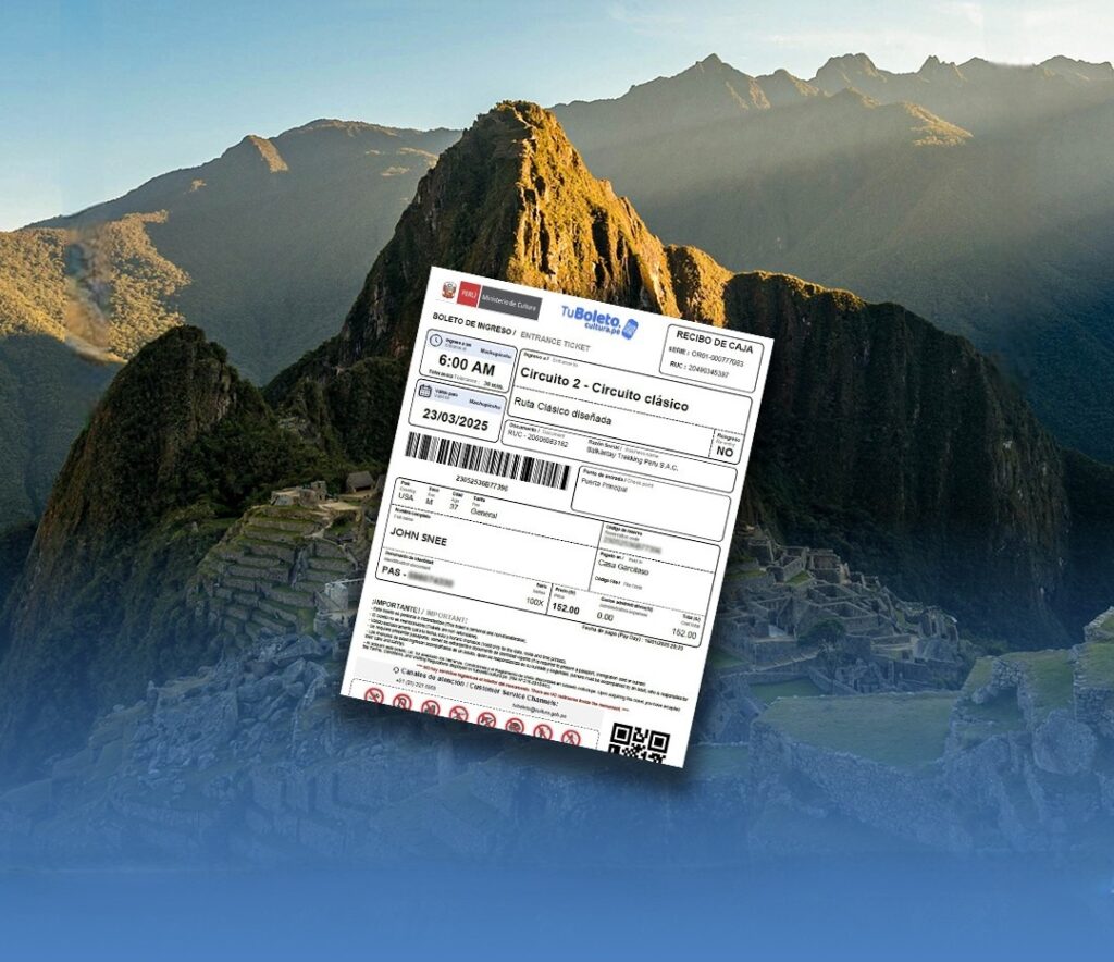 All About Circuit 2 of Machu Picchu 18 Machu Picchu ticket - circuit 2