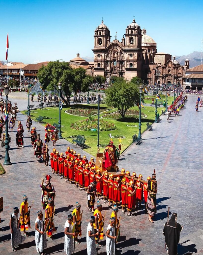 The Best Time to Visit Machu Picchu: A Seasonal Guide 12 Inti Raymi ceremony in the Plaza Mayor of Cusco