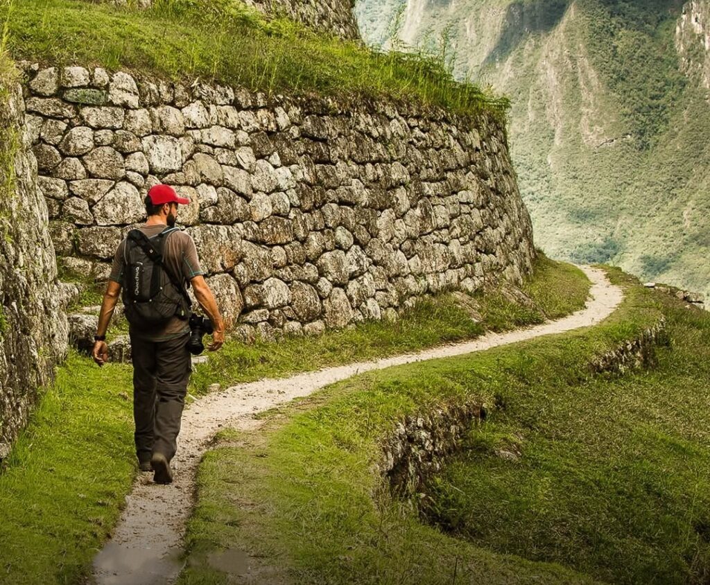 Inca Trail 2026: Your Comprehensive Trekking Guide 2 Tourists walking the Inca Trail