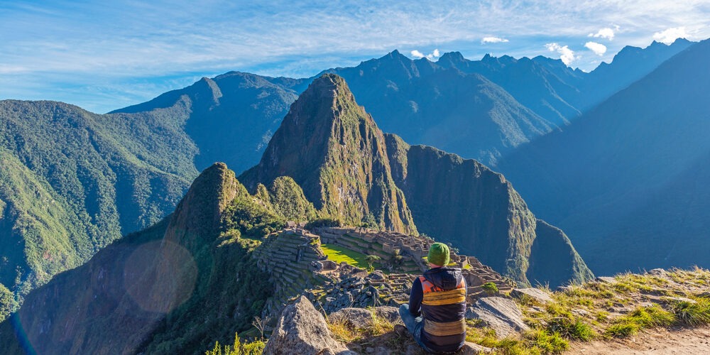 Sunset at Machu Picchu