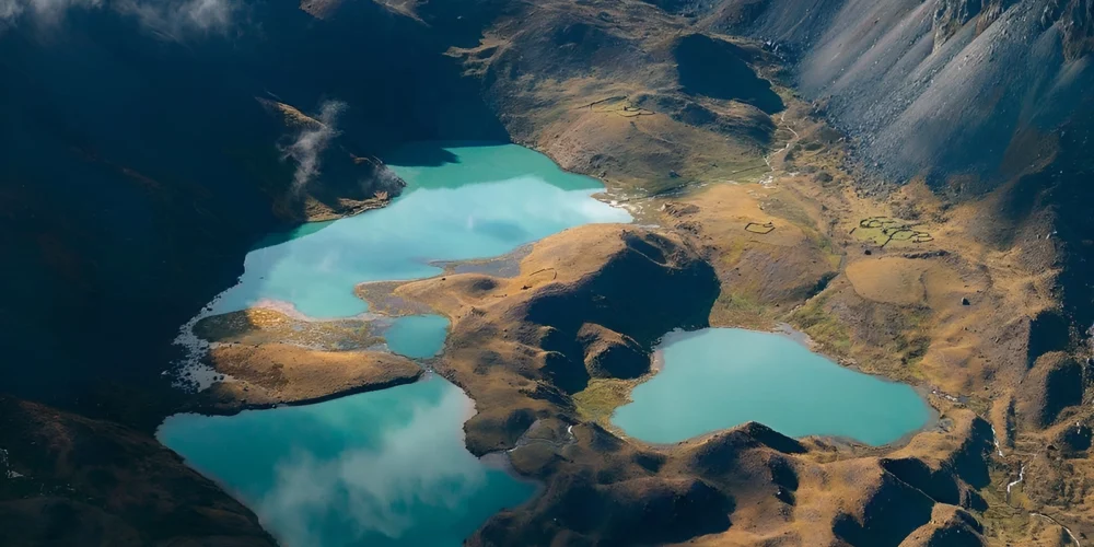 View of the 7 lagoons