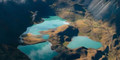 View of the 7 lagoons View of the 7 lagoons