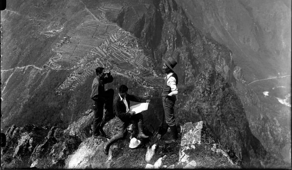Chambi's photograph of Machu Picchu