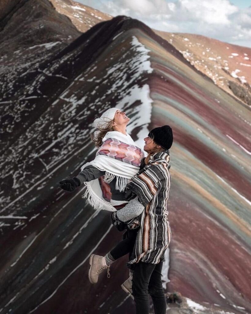 Rainbow Mountains in Peru: Everything You Need to Know 11 Tourists in the colorful mountain of Vinicunca