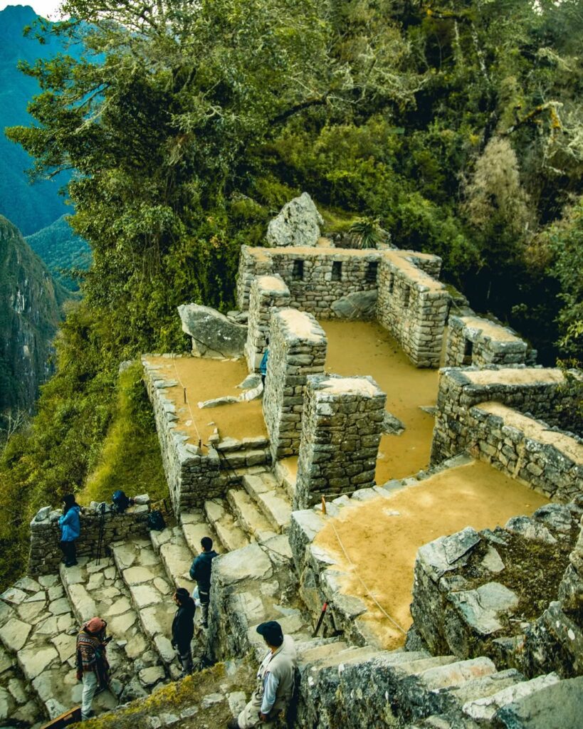 Panoramic view of Machu Picchu from Inti Punku