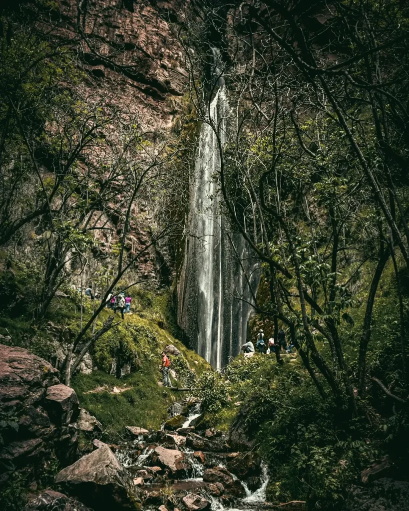 Ancascocha Trek: The Hidden Gem Trail to Machu Picchu 4 Perolniyoc waterfall
