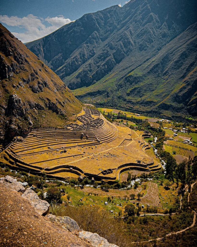 Ancascocha Trek: The Hidden Gem Trail to Machu Picchu 11 The llactapata archaeological site in inca trail