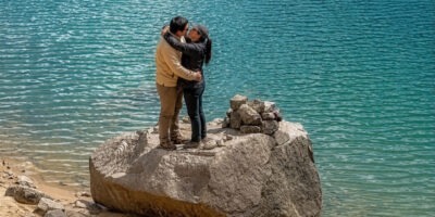 Beautiful photo at Salkantay Lagoon Beautiful photo at Salkantay Lagoon