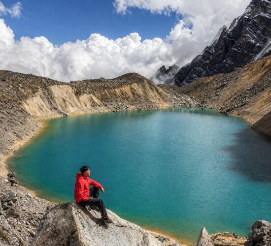 On the way to Salkantay Lagoon