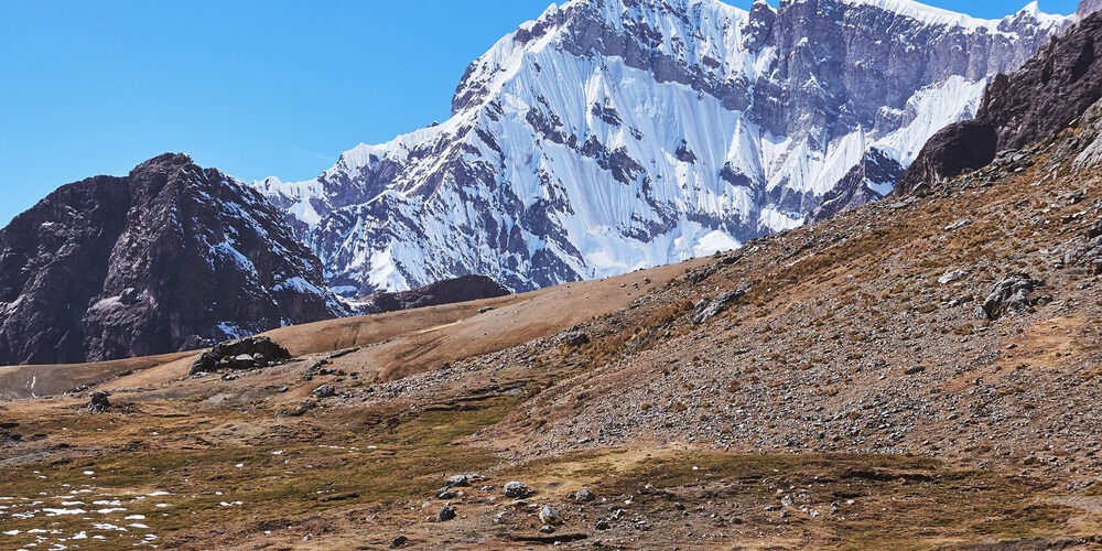 On the way to the 7 lakes of Ausangate